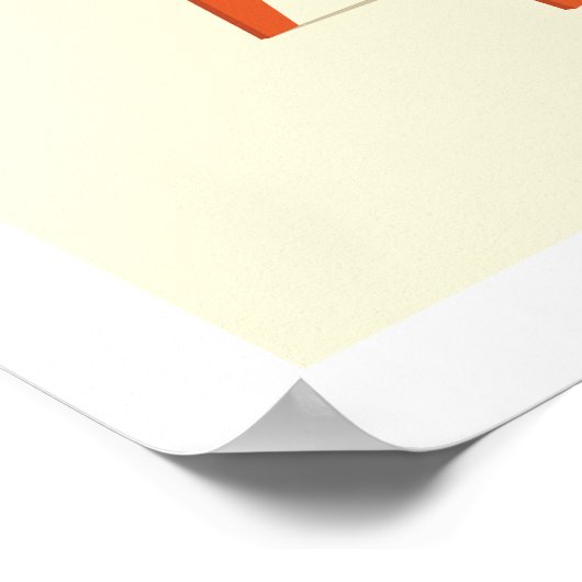 Poster Chaise en contreplaqué moulé Eames Imprimer (Coin)