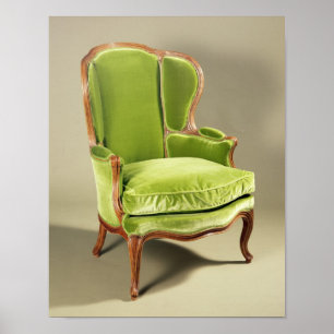 Poster Chaise française de bergere, c.1725