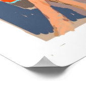 Poster Chaise rouge (Coin)