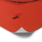 Poster Chaise rouge, style Matisse (Coin)