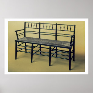 Poster Chaise Sussex en jonc (bois et jonc)