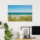 Poster Chaises Adirondack dans les Dunes (Bureau à domicile)