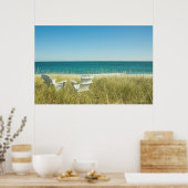 Poster Chaises Adirondack dans les Dunes (Cuisine)
