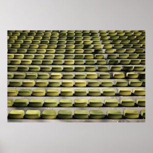 Poster Chaises de gang vertes