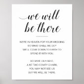 Poster Chaises Mémorial de Mariage Nous Serons Là (Devant)