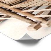 Poster Chaises Rocheuses En Bois Rustique (Coin)