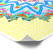 Poster Chakra de guérison apaisante BlueStar (Coin)