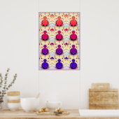 Poster Chakra de Mandelbrot (Cuisine)