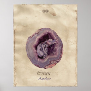 POSTER CHAKRA FAE - COURONNE