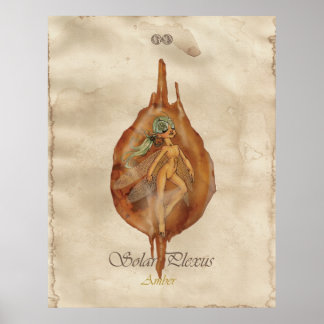 POSTER CHAKRA FAE - SOLAIRE PLEXUS