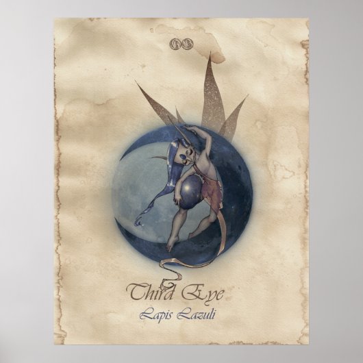 POSTER CHAKRA FAE - TROISIÈME OEIL (Devant)