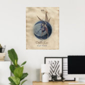 POSTER CHAKRA FAE - TROISIÈME OEIL (Bureau à domicile)