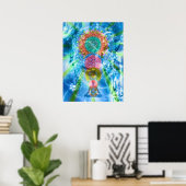 Poster chakra rêver (Bureau à domicile)