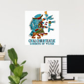 Poster Chalchiuhtlicue (Bureau à domicile)