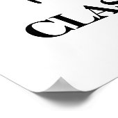 Poster Chalet de jardin d'enfants personnalisé (Coin)