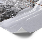 Poster Chalet de station de ski (Coin)