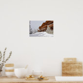 Poster Chalet de station de ski (Cuisine)