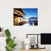 Poster Chalet suisse (Bureau à domicile)