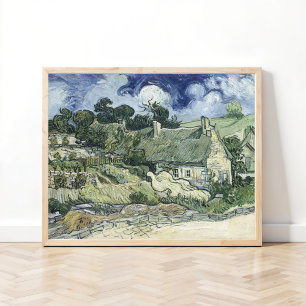 Poster Chalets à Cordeville, Vincent van Gogh