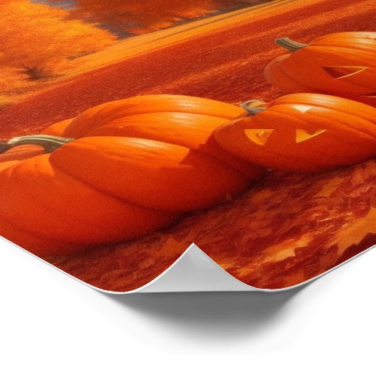 Poster Chaleur de l'automne (Coin)