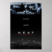 Poster Chaleur dirigée par Michael Mann Robert De Niro Al (Devant)
