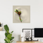 Poster chaleur du printemps (Bureau à domicile)