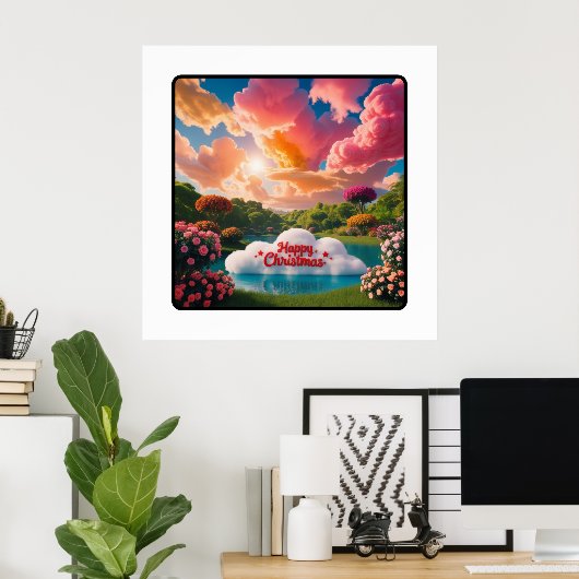 Poster Chaleur hiver : Cosy Christmas Essentials (Bureau à domicile)