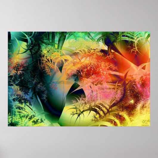 Poster Chaleur tropicale (Devant)