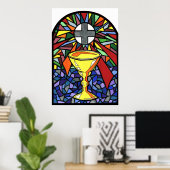 Poster Chalice en verre tendu (Bureau à domicile)