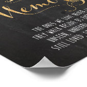 Poster Chalk et Parties scintillant dans l'amour mémoire (Coin)