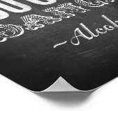 Poster Chalk Style FAITES-MOI CONFIANCE VOUS POUVEZ DANSE (Coin)