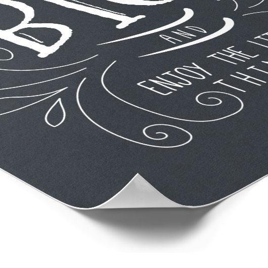 Poster Chalkboard Dream Gros Devis Art Imprimer (Coin)