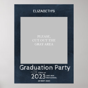 Poster Chalkboard High School Photo Graduation Photo Supp