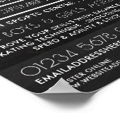 Poster Chalkboard, Hockey Camp Publicité (Coin)