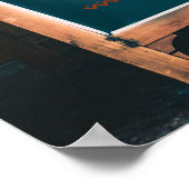 Poster Chalkboard humoristique citation café rouge cuisin (Coin)