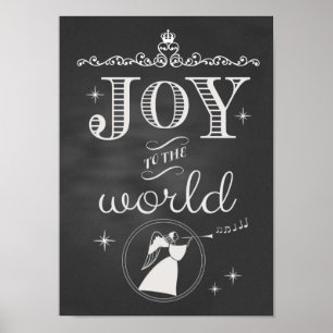Poster Chalkboard - Joy to the World