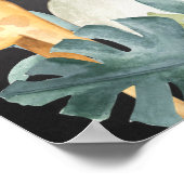 Poster Chalkboard Jungle Animaux Baby shower Bienvenue (Coin)