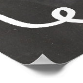 Poster Chalkboard Love is Sweet Sign (Coin)