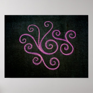 Poster Chalkie Août Un