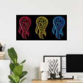 Poster Chalkie Ghosts (Bureau à domicile)