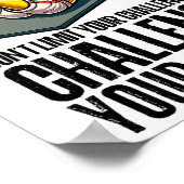 Poster Challenge Your Limits Bodybuilder Abdominal Muscle (Coin)