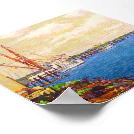 Poster "Chalutiers" (Coin)