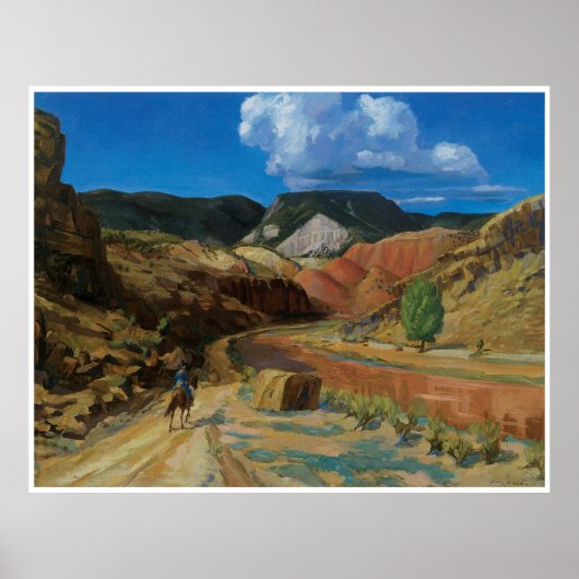 Poster Chama Courir rouge (Devant)