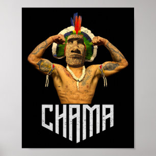 Poster Chama Paotan Mma Fan Jjb Boxe Muay Thai Kickboxi
