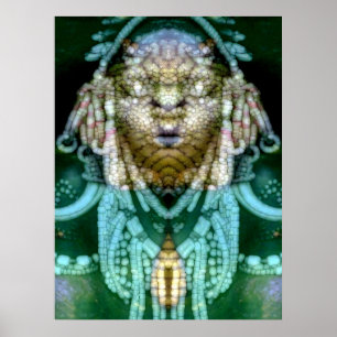 Poster Chaman reptilien 1