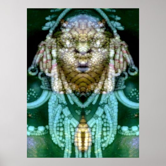 Poster Chaman reptilien 1 (Devant)