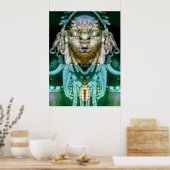 Poster Chaman reptilien 1 (Cuisine)