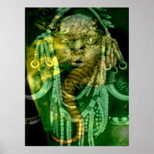 Poster Chaman reptilien 2