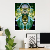 Poster Chaman Reptilien 3 (Bureau à domicile)