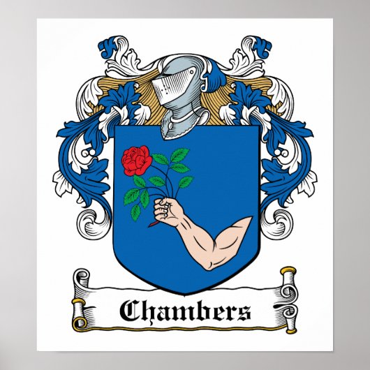 Poster Chambers Family Crest (Devant)